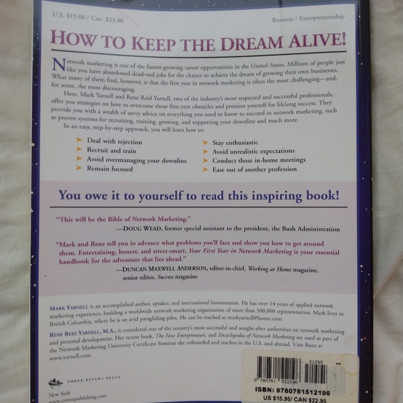 Your First Year in Network Marketing: Overcome Your Fears, Experience Success. . - Picture 2 of 2